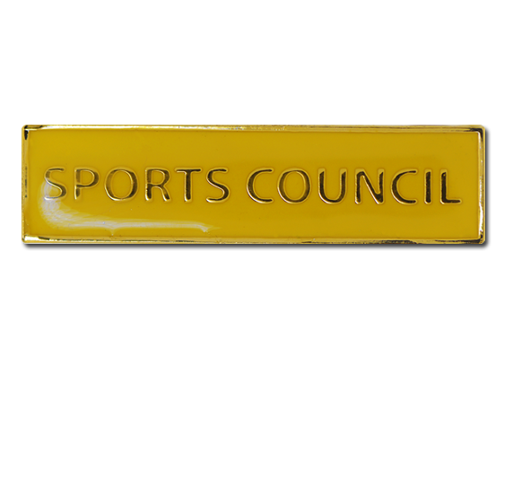 Sports Council Squared Edge Bar Badge