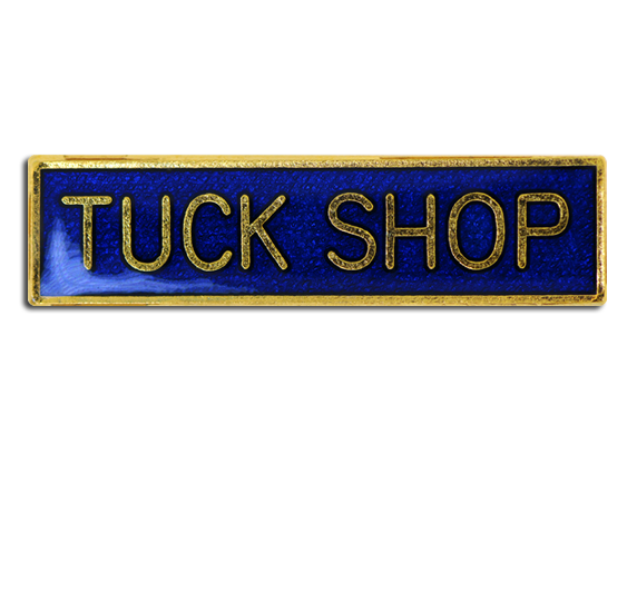 Tuck Shop Squared Edge Bar Badge