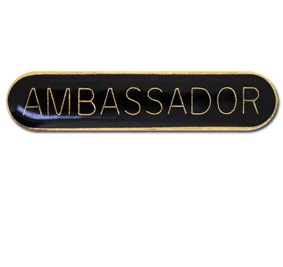 Ambassador Rounded Edge Bar Badge