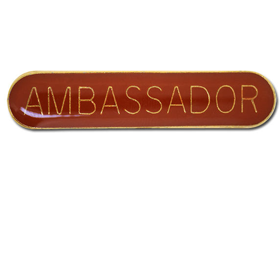 Ambassador Rounded Edge Bar Badge