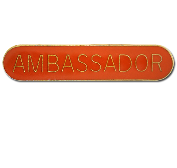 Ambassador Rounded Edge Bar Badge