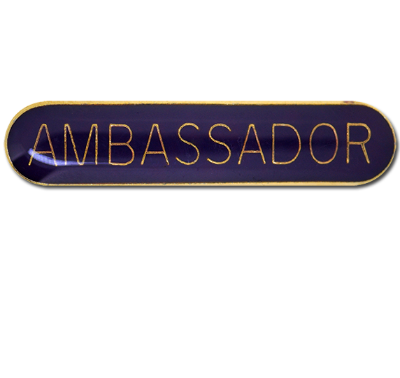 Ambassador Rounded Edge Bar Badge