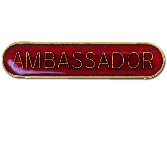 Ambassador Rounded Edge Bar Badge