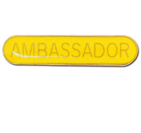 Ambassador Rounded Edge Bar Badge