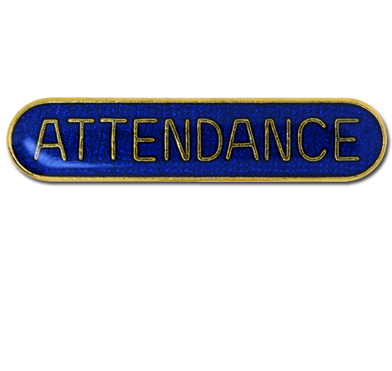 Attendance Rounded Edge Bar Badge