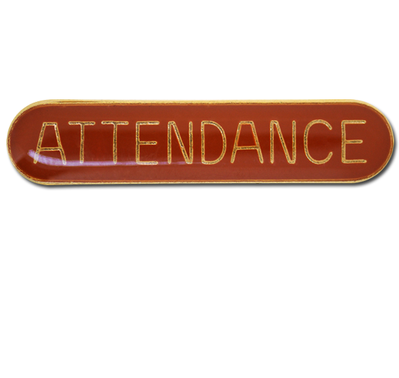 Attendance Rounded Edge Bar Badge