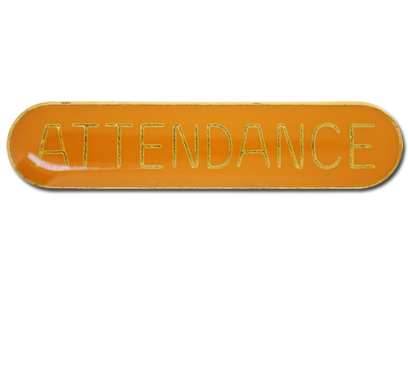 Attendance Rounded Edge Bar Badge