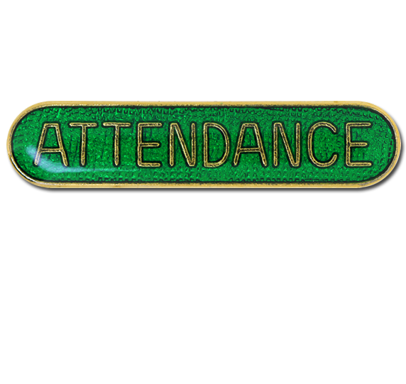 Attendance Rounded Edge Bar Badge