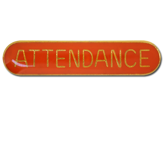 Attendance Rounded Edge Bar Badge