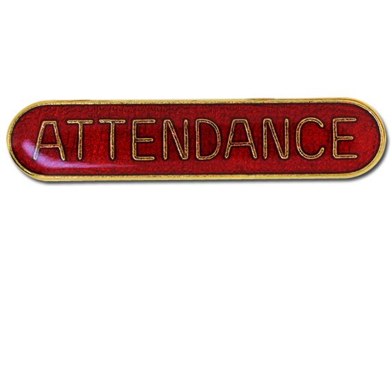 Attendance Rounded Edge Bar Badge