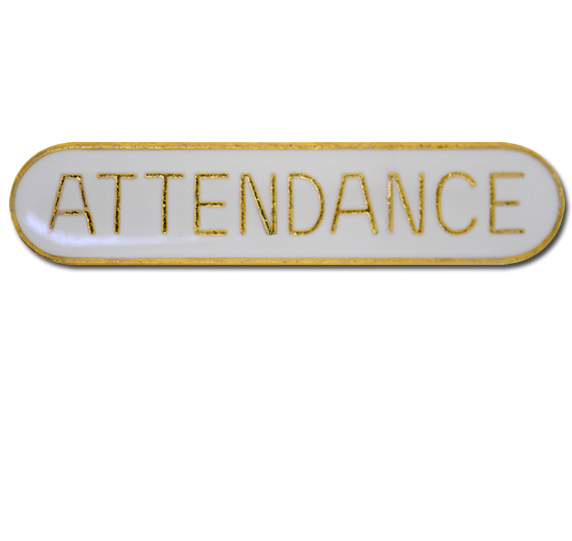 Attendance Rounded Edge Bar Badge