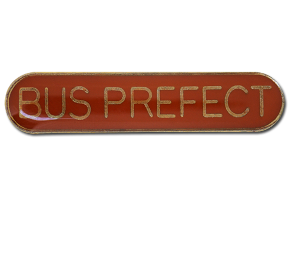 Bus Prefect Rounded Edge Bar Badge