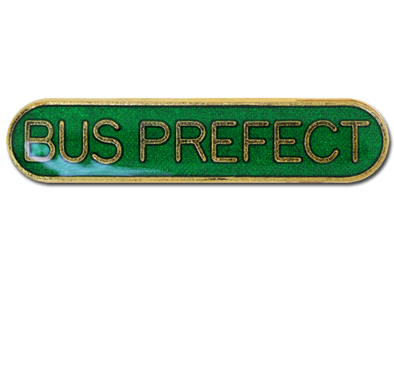 Bus Prefect Rounded Edge Bar Badge