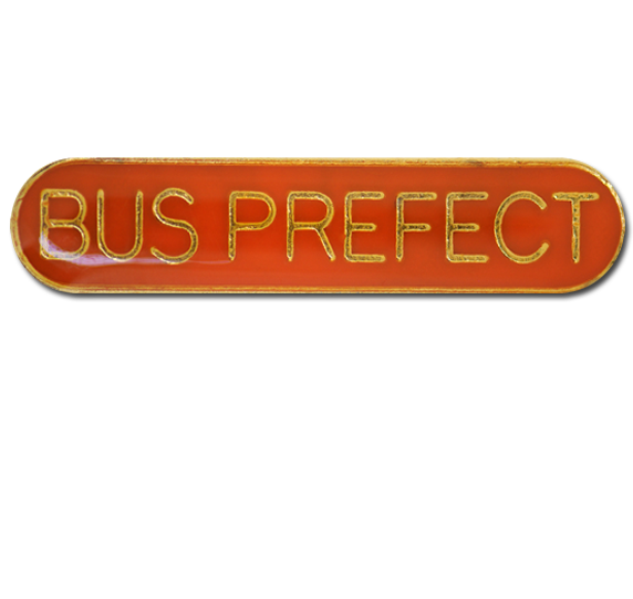 Bus Prefect Rounded Edge Bar Badge