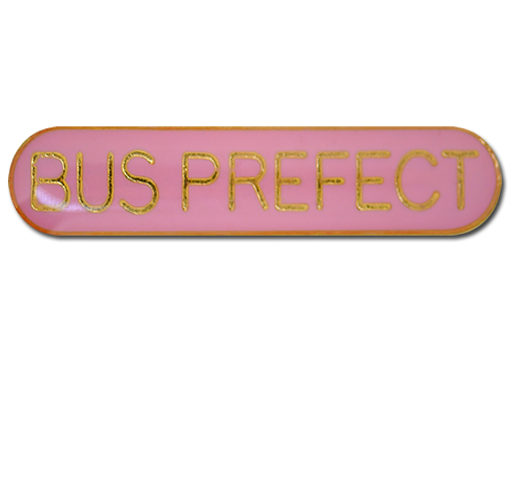 Bus Prefect Rounded Edge Bar Badge