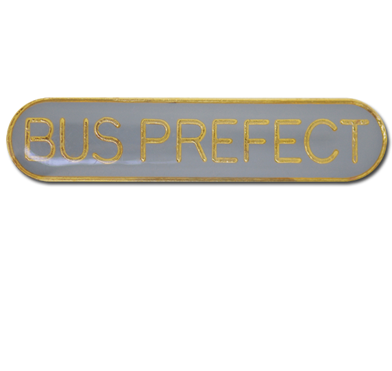 Bus Prefect Rounded Edge Bar Badge