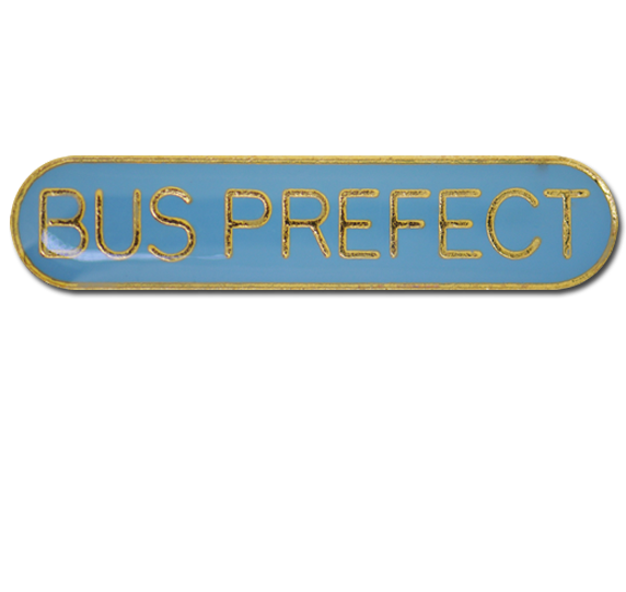 Bus Prefect Rounded Edge Bar Badge