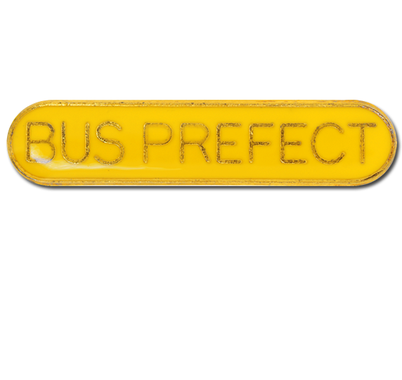 Bus Prefect Rounded Edge Bar Badge