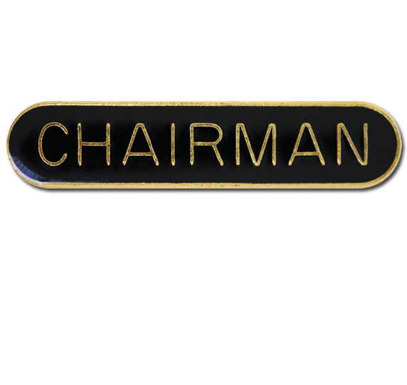 Chairman Rounded Edge Bar Badge