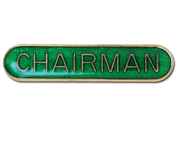 Chairman Rounded Edge Bar Badge