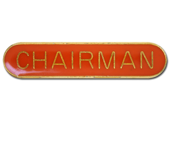 Chairman Rounded Edge Bar Badge