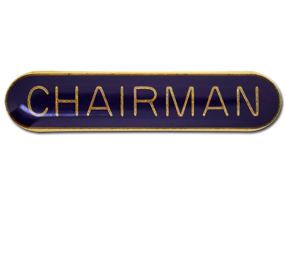 Chairman Rounded Edge Bar Badge