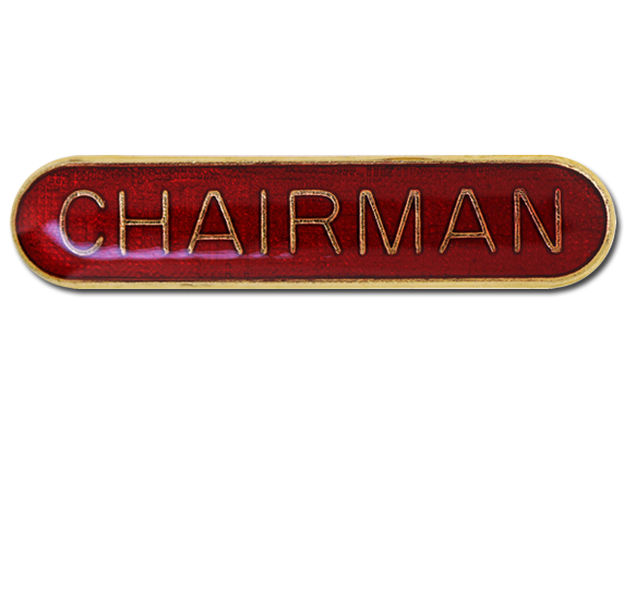 Chairman Rounded Edge Bar Badge