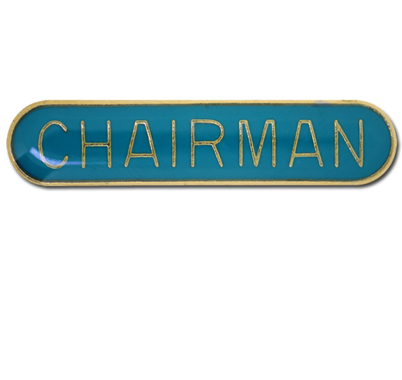 Chairman Rounded Edge Bar Badge