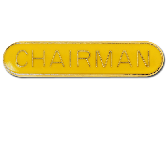 Chairman Rounded Edge Bar Badge