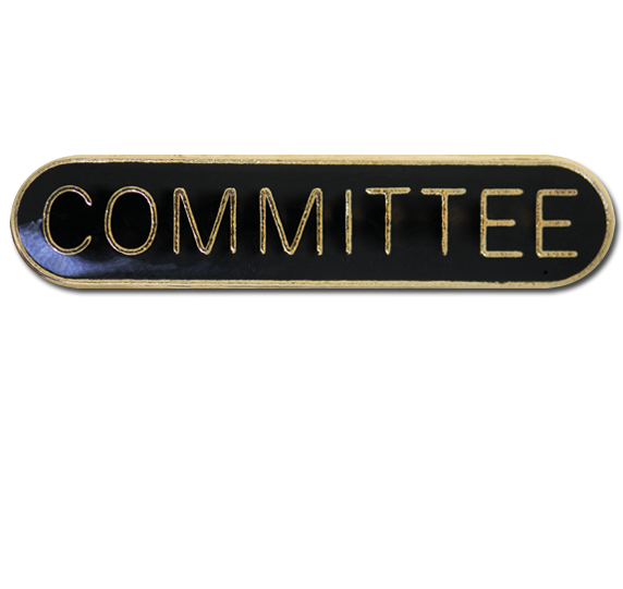 Committee Rounded Edge Bar Badge