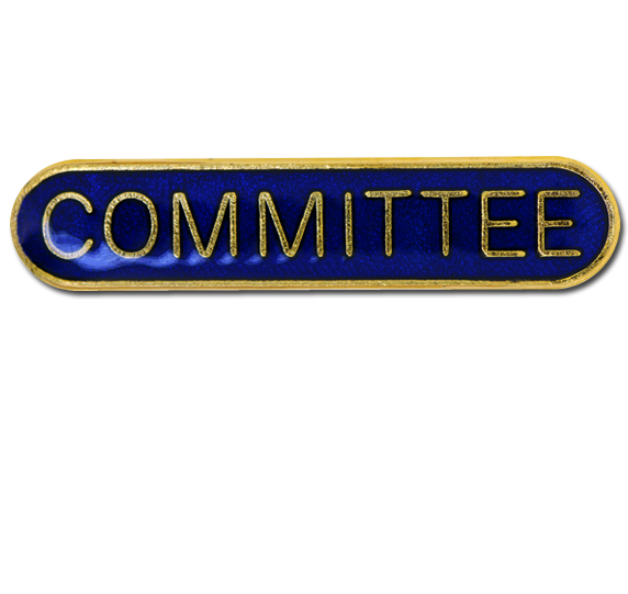 Committee Rounded Edge Bar Badge