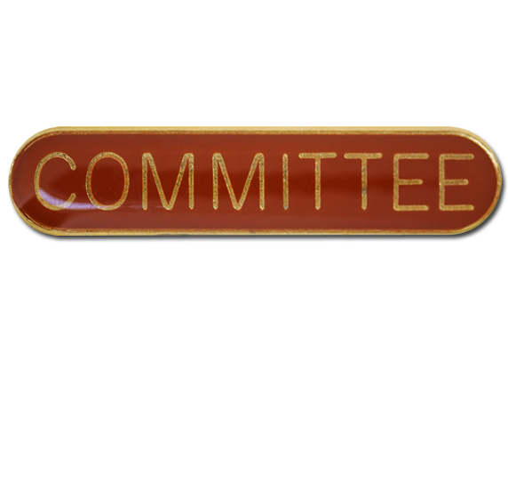 Committee Rounded Edge Bar Badge