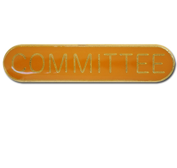 Committee Rounded Edge Bar Badge