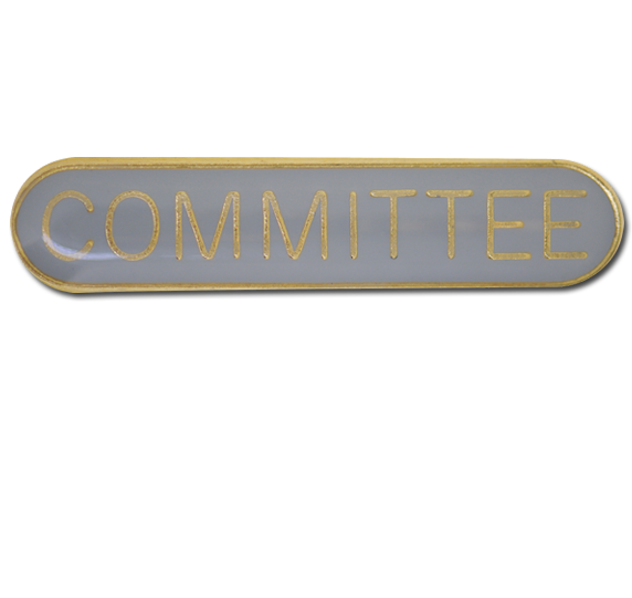 Committee Rounded Edge Bar Badge