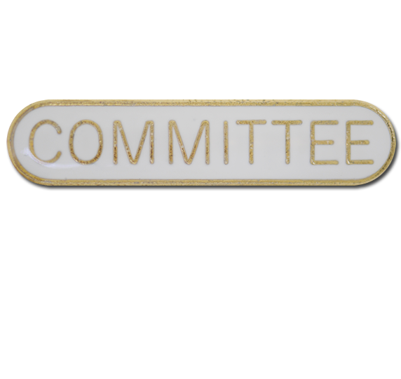 Committee Rounded Edge Bar Badge