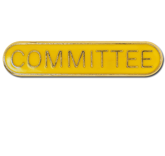 Committee Rounded Edge Bar Badge