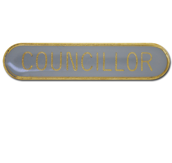 Councillor Rounded Edge Bar Badge