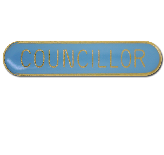 Councillor Rounded Edge Bar Badge