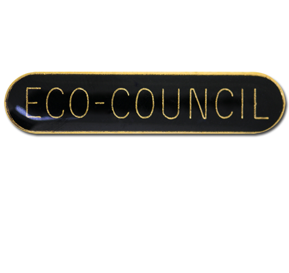 Eco-Council Rounded Edge Bar Badge