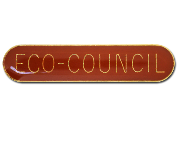 Eco-Council Rounded Edge Bar Badge