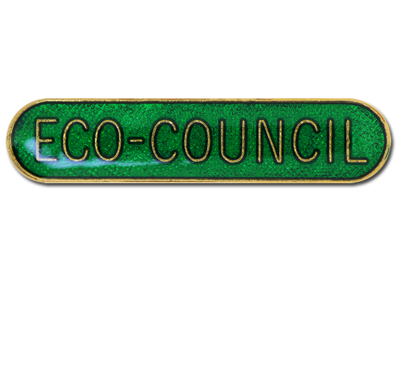 Eco-Council Rounded Edge Bar Badge