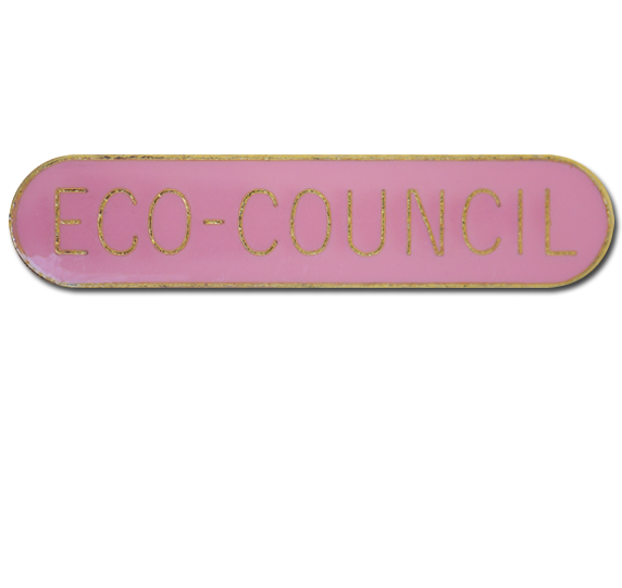 Eco-Council Rounded Edge Bar Badge
