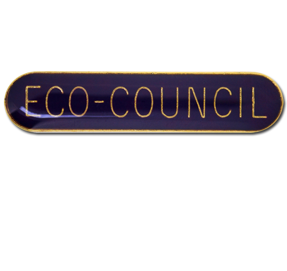 Eco-Council Rounded Edge Bar Badge