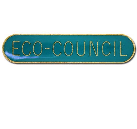 Eco-Council Rounded Edge Bar Badge