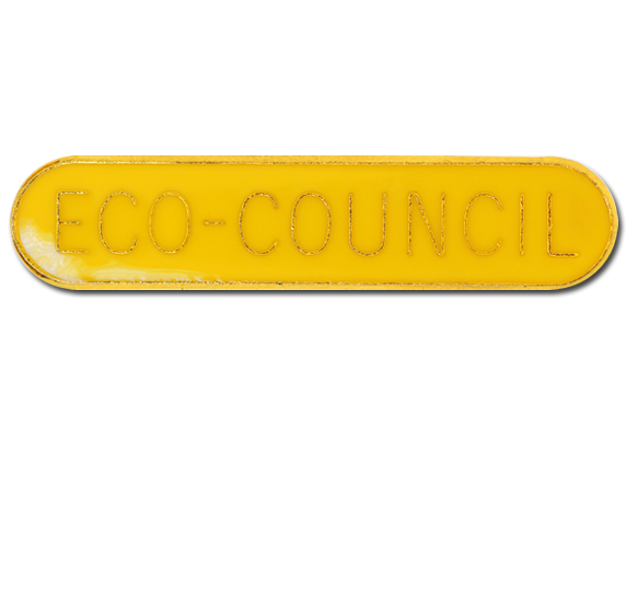 Eco-Council Rounded Edge Bar Badge