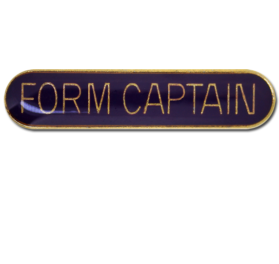 Form Captain Rounded Edge Bar Badge