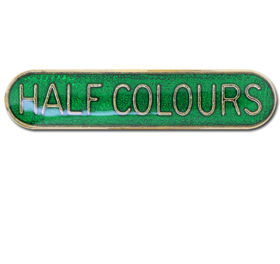 Half Colours Rounded Edge Bar Badge