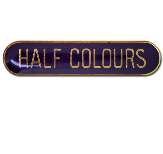 Half Colours Rounded Edge Bar Badge