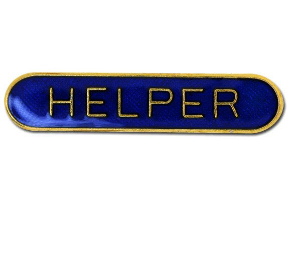 Helper Rounded Edge Bar Badge