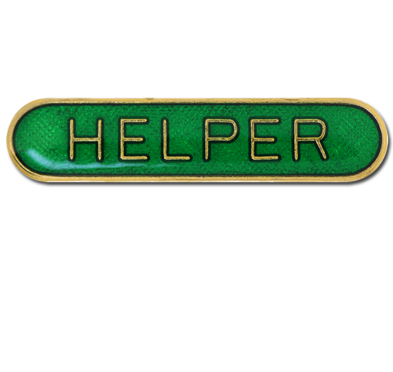Helper Rounded Edge Bar Badge